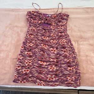 Zara ruched mini dress